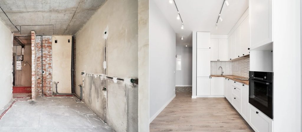 División de espacios interiores en Cádiz reforma cocina antes despues cadiz